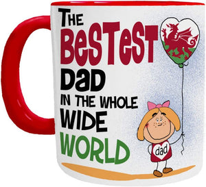 Best dad Mug (English - girl) - Mugbys