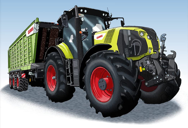 CLAAS Tractor Mug - Axion 800 (english)  - Mugbys