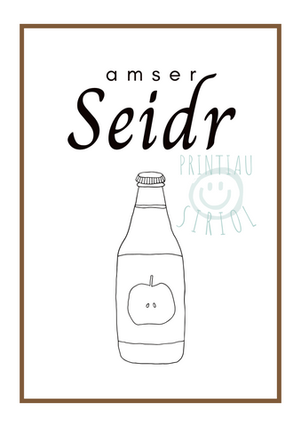 Amser Seidr (Cider) - Printiau Siriol