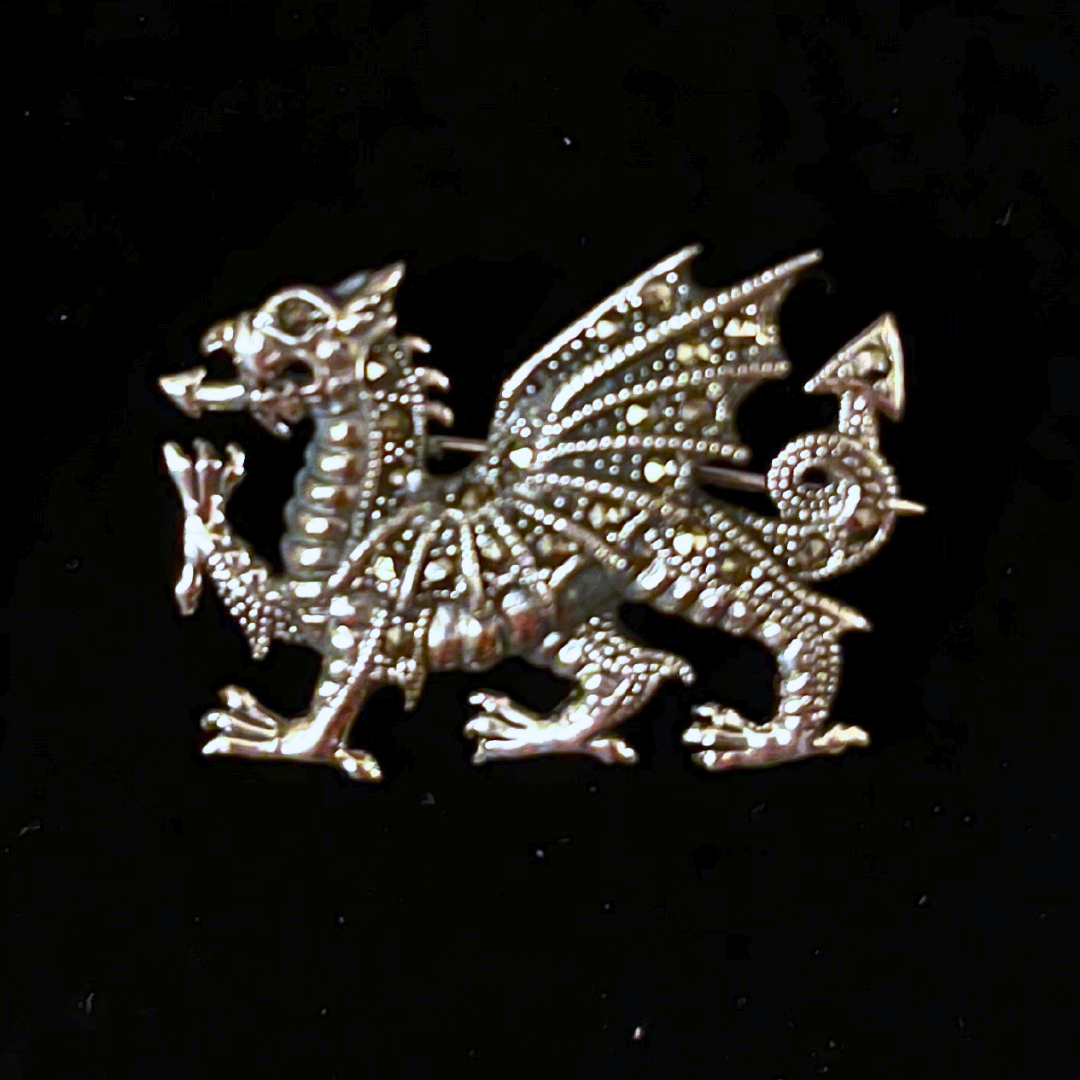 DUOWEI Welsh Dragon Brooch - Enamel & Zinc Alloy Lapel Pin For Women & Girls (Multicolor) - View #2