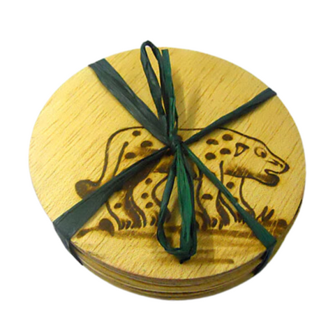 Pack of 4 Leopard Coasters