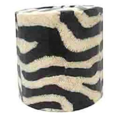 Zebra Pillar Candle