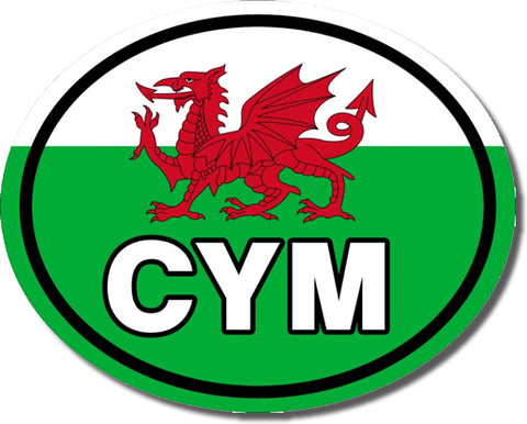 3 'CYM' Colour Bumper Stickers