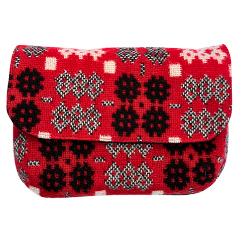 Welsh Tapestry Handbag - Red