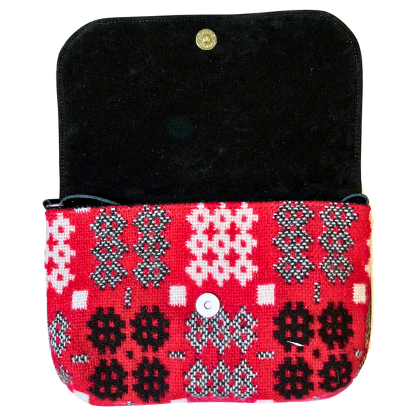 Welsh Tapestry Handbag - Red