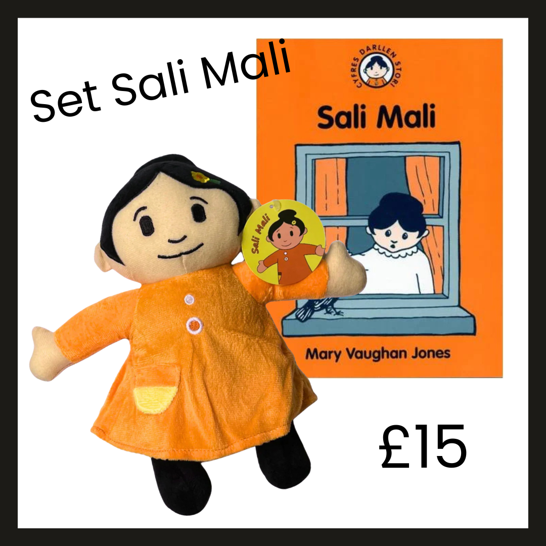 Set Tegan Meddal a Llyfr Sali Mali