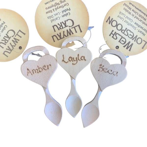 Mini Natural Lovespoon Wedding Favours