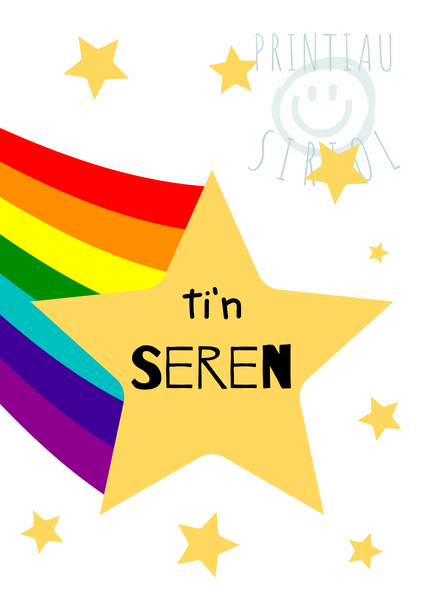 Ti'n Seren - Printiau Siriol