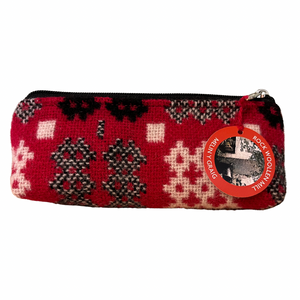 Welsh Tapestry Pencil Case - Red