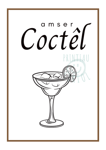 Amser Coctêl (Cocktail Time) - Printiau Siriol