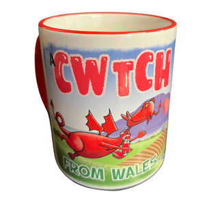 A Cwtch From Wales Flying Dragon Mug - Mugbys