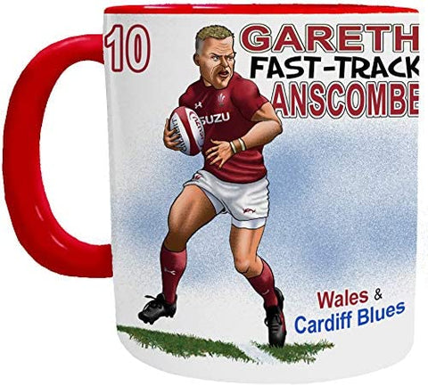 Gareth Anscombe Mug - Wales Rugby Player Mug - Mugbys