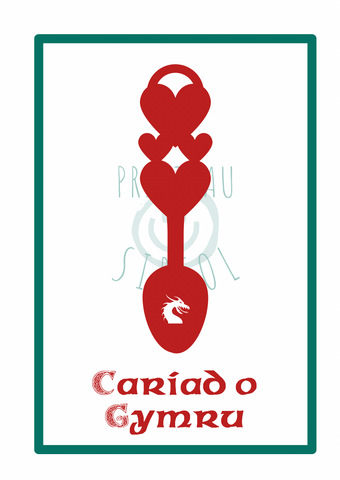 Cariad o Gymru (Love from Wales) - Printiau Siriol