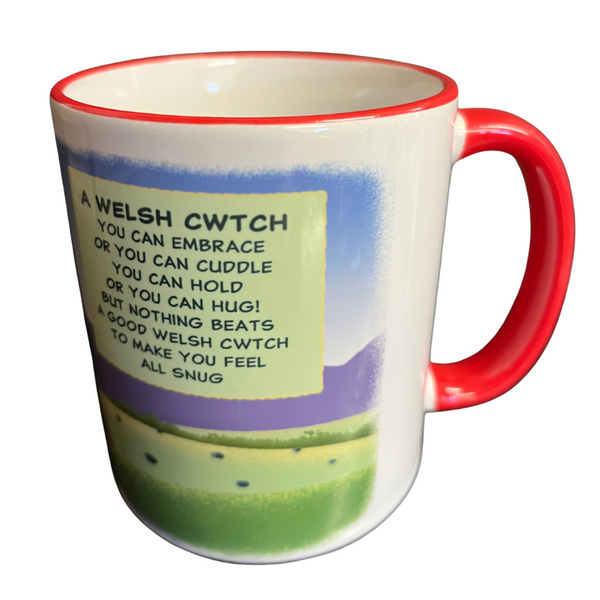 A Cwtch From Wales Flying Dragon Mug - Mugbys