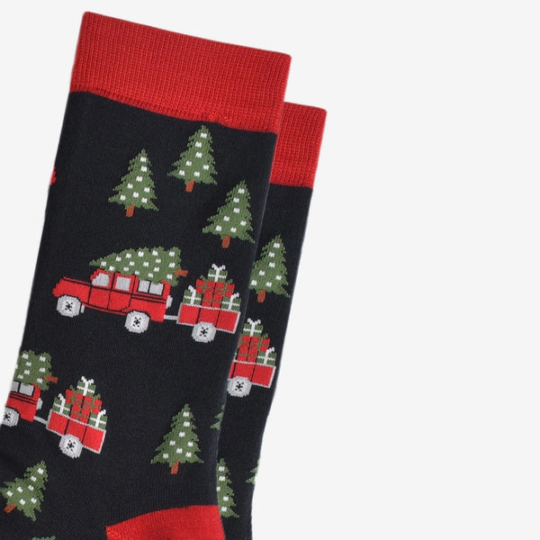 Christmas Tree - Men's Welsh Bamboo Socks