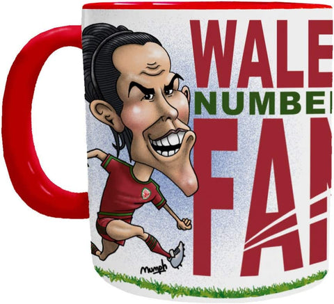 "Wales Number 1 Fan" Football Mug (english)  - Mugbys