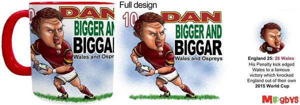 Dan Biggar - Wales Rugby Player Mug - Mugbys