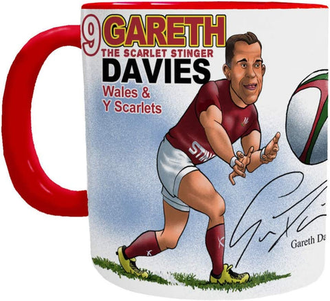 Gareth Davies Mug - Wales Rugby Player Mug - Mugbys