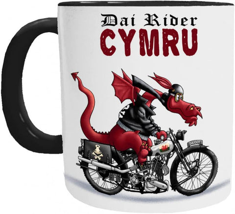 Dai Rider Cymru Motorbike Mug - Mugbys