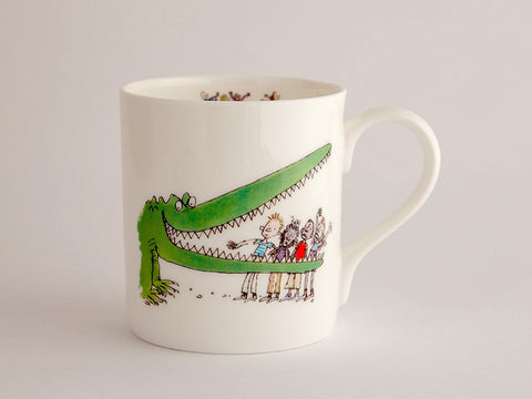 Roald Dahl Mug - 'Y Crocodeil Anferthol' (The Enormous Crocodile)