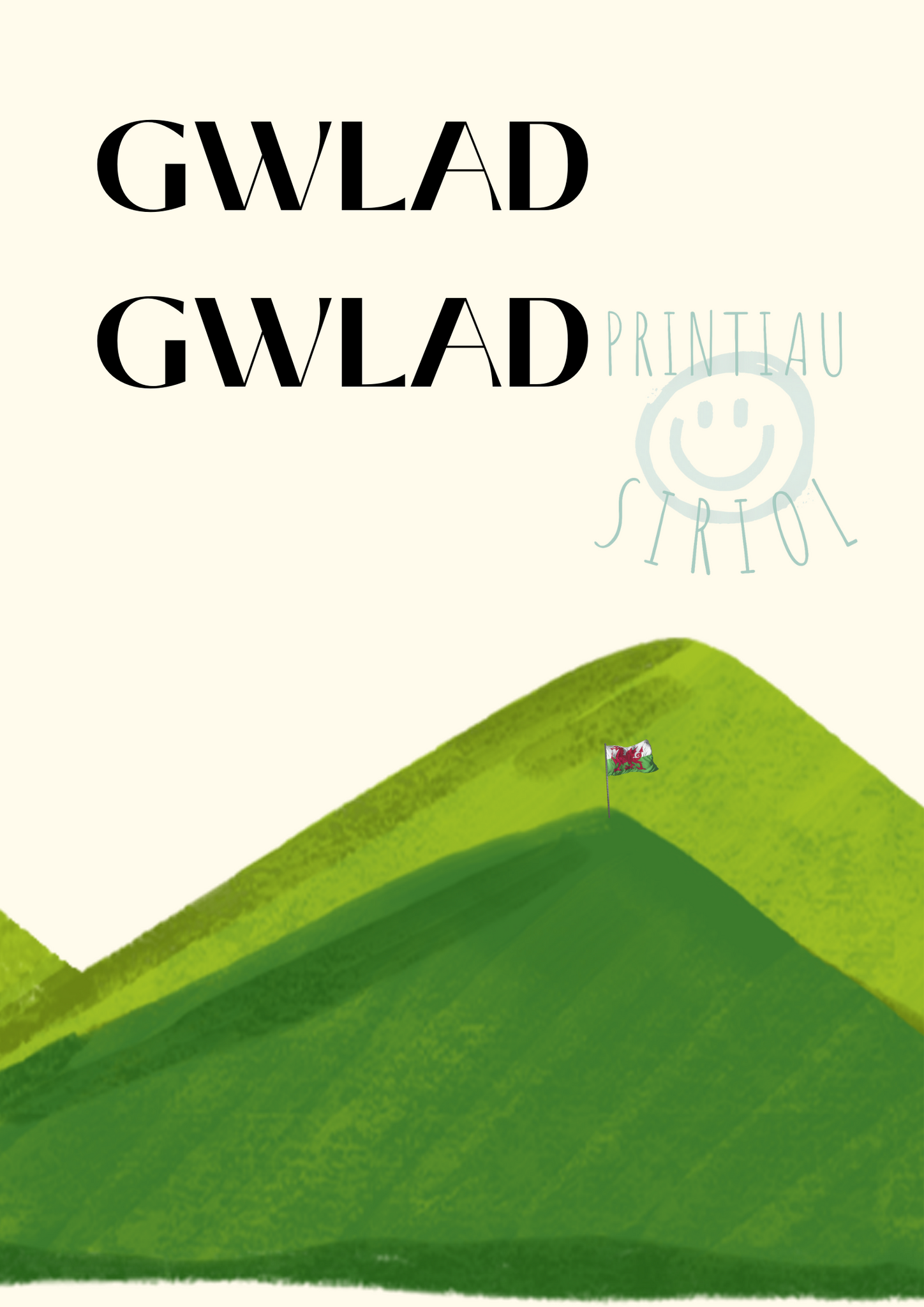 Gwlad Gwlad Anthem - Printiau Siriol