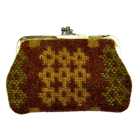 Welsh Tapestry Small Coin Purse - Chesnut