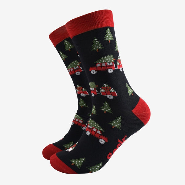 Christmas Tree - Men's Welsh Bamboo Socks