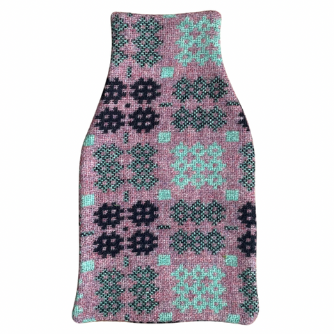 Welsh Tapestry Hot Water Bottle Cover - Pink Amaranth