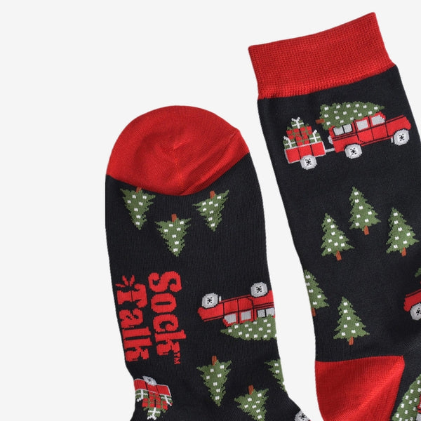 Christmas Tree - Men's Welsh Bamboo Socks