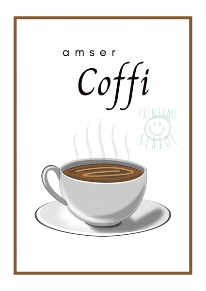 Amser Coffi - Printiau Siriol