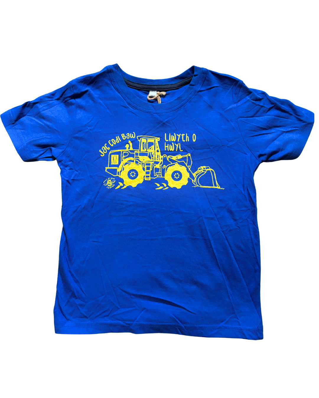 Child's T-Shirt - JCB - Shwl Di Mwl