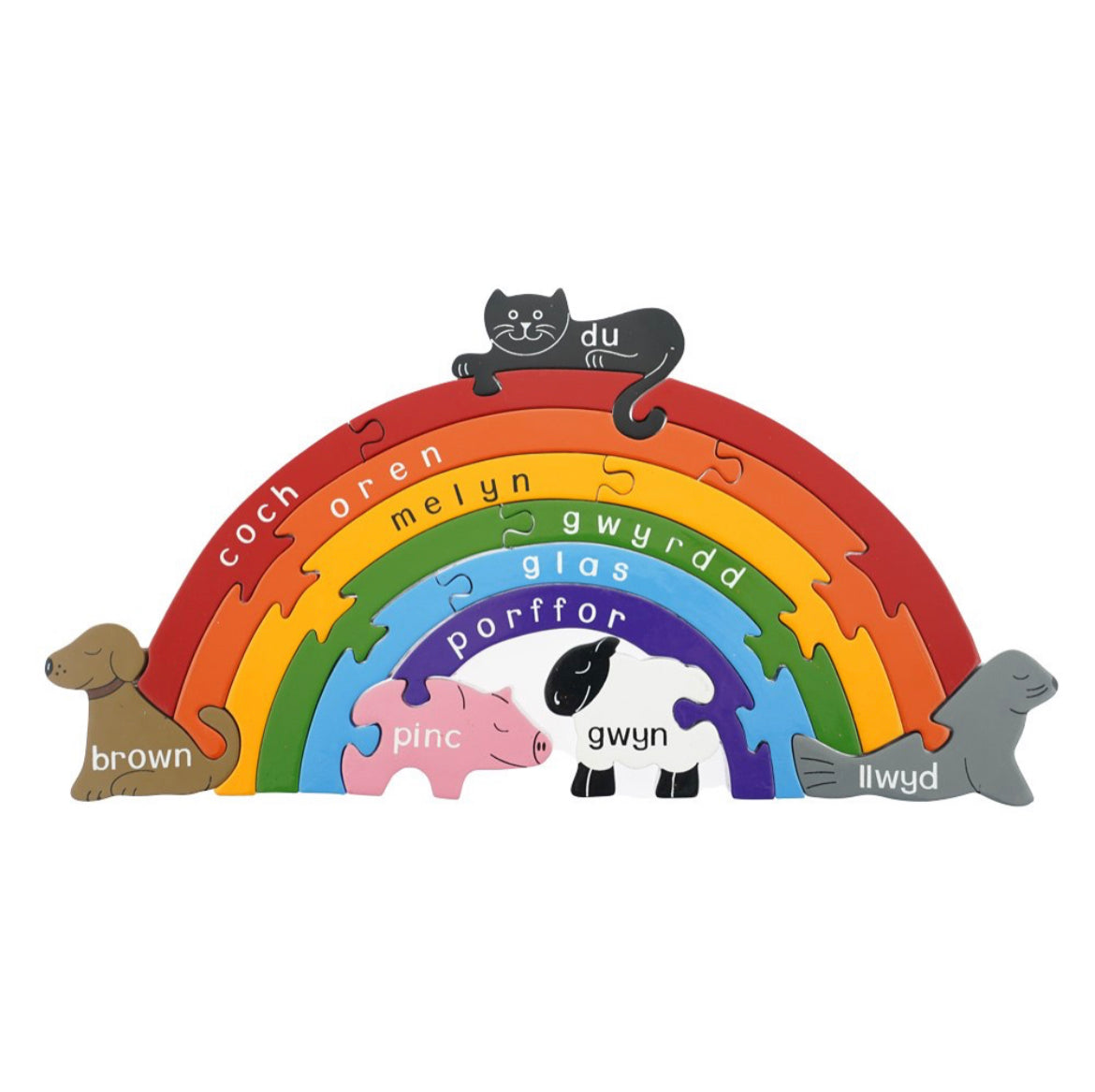 Alphabet Jigsaws Rainbow Colours