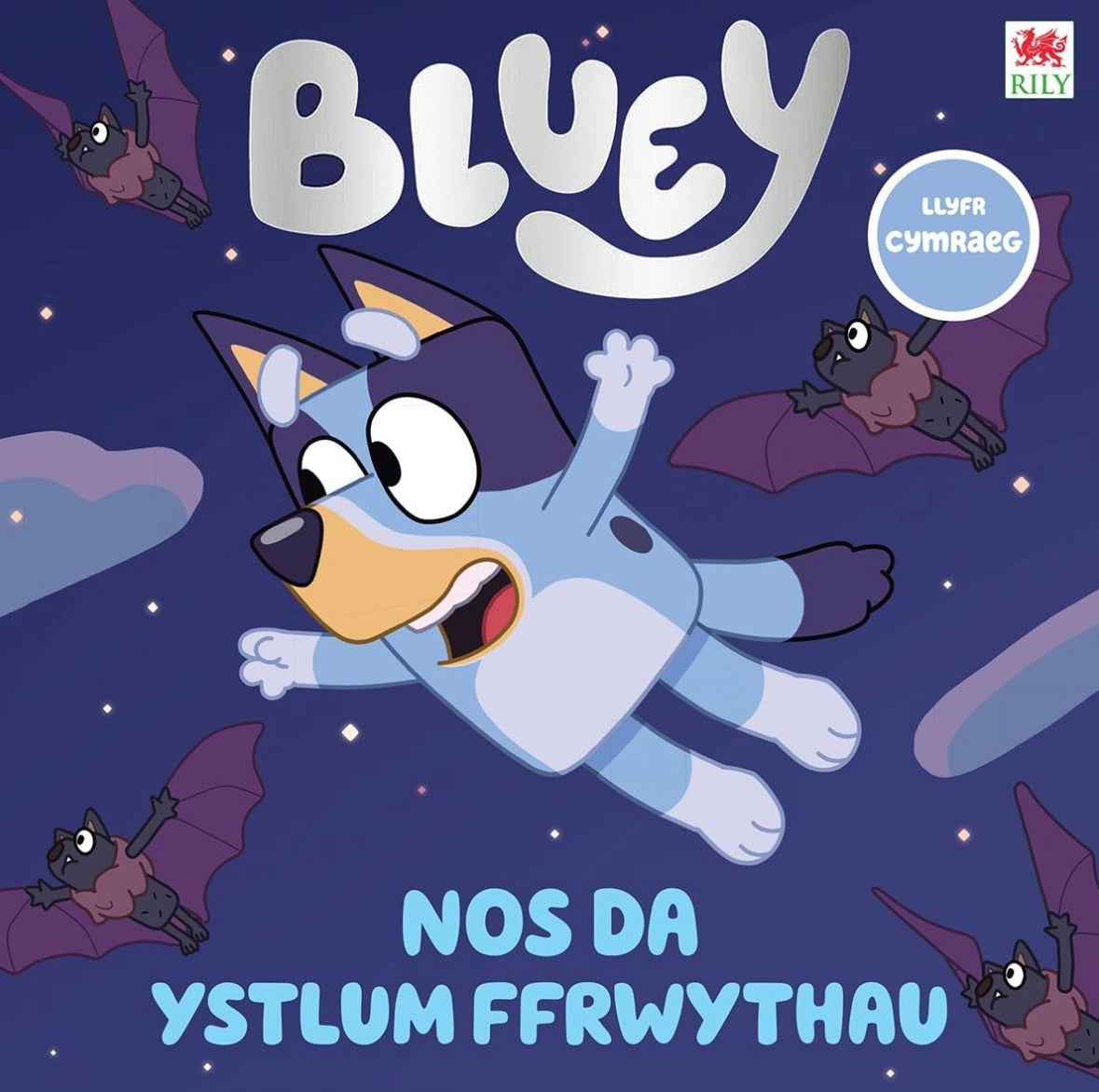 Bluey - Nos Da Ystlum Ffrwythau Welsh Story Book