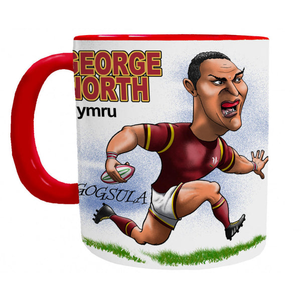 George North Mug and Coaster Set - Mugbys