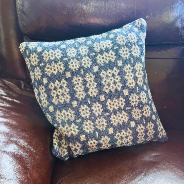 Welsh Tapestry Cushion - Moonstone
