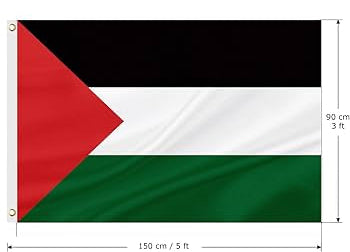 Palestine Flag 5' x 3'