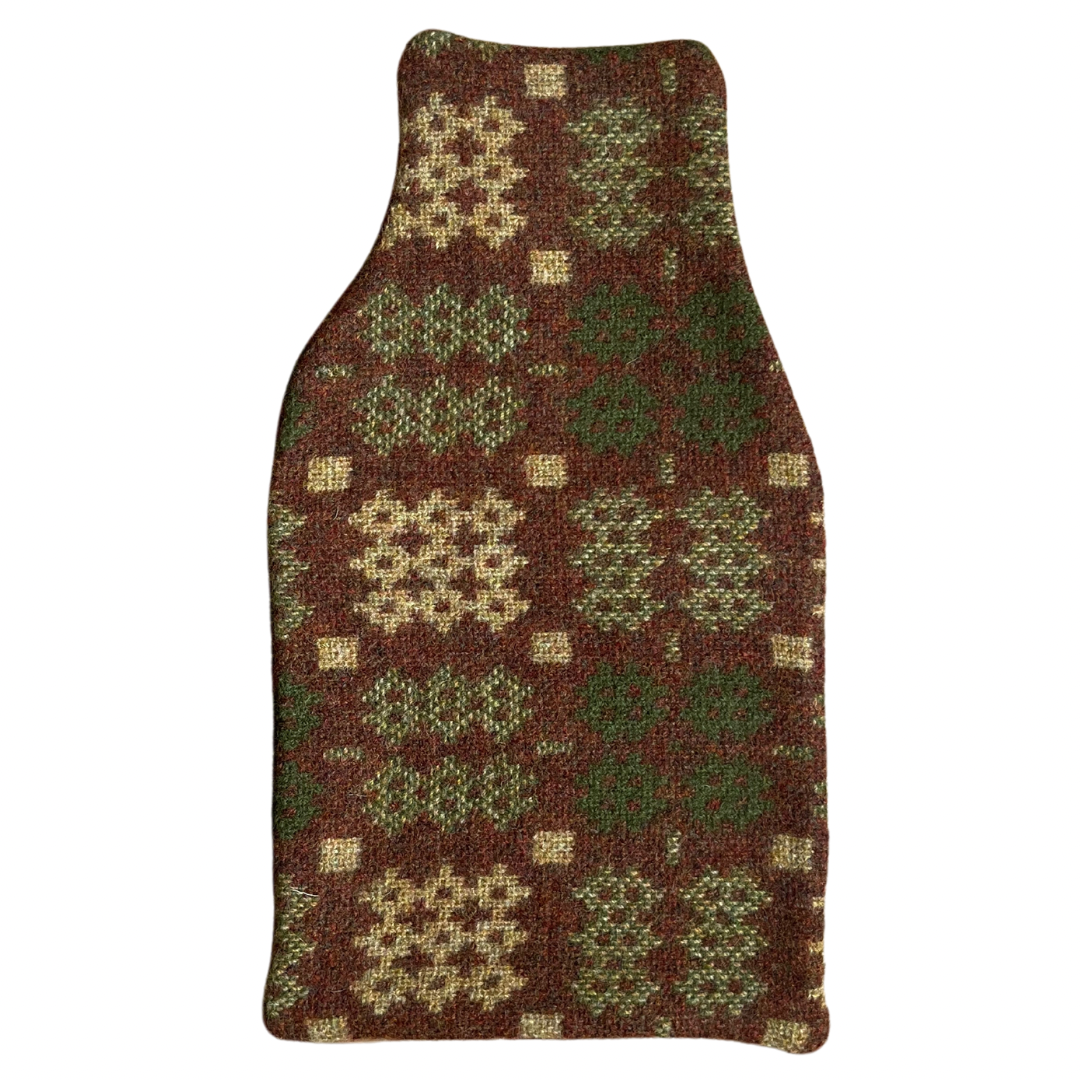 Welsh Tapestry Hot Water Bottle Cover - Chesnut