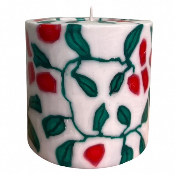 Christmas Pillar Candle