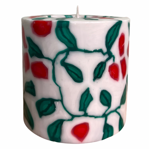 Christmas Pillar Candle