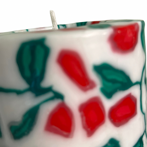 Christmas Pillar Candle
