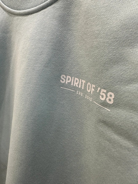 SO58 Spirit of 58 Ladies Oversized Sweatshirt Ocean Blue