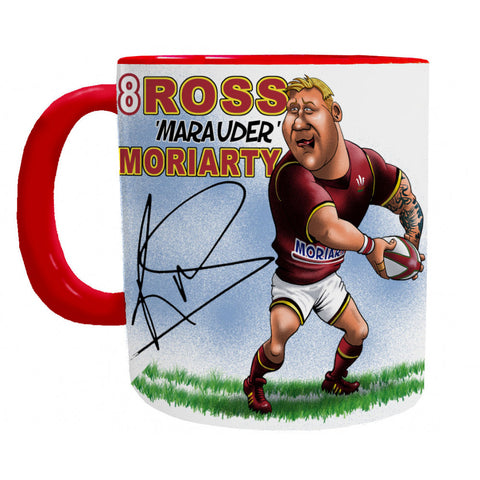 Ross Moriarty Mug - Wales Rugby Player Mug - Mugbys