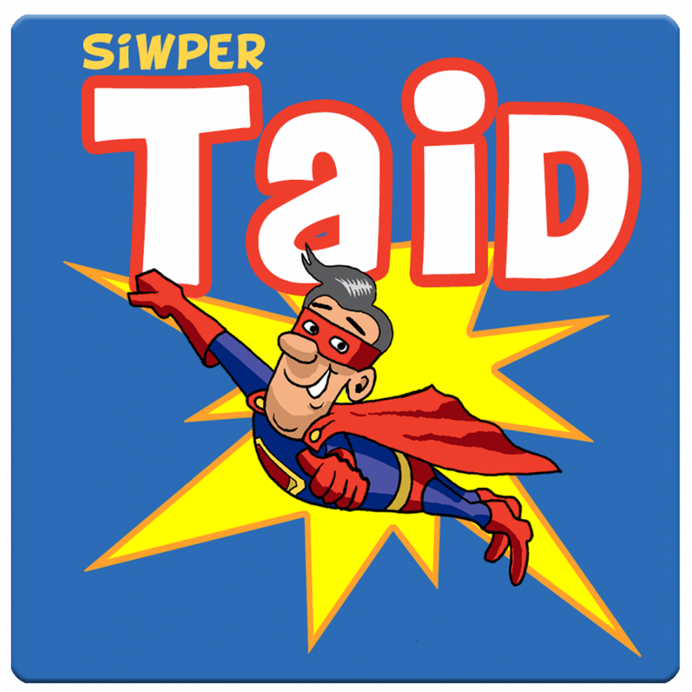 Siwper Taid (Super Grandad North) Coaster