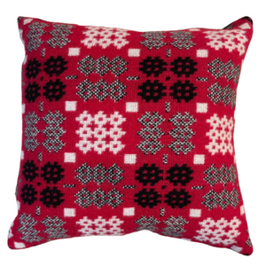 Welsh Tapestry Cushion - Red