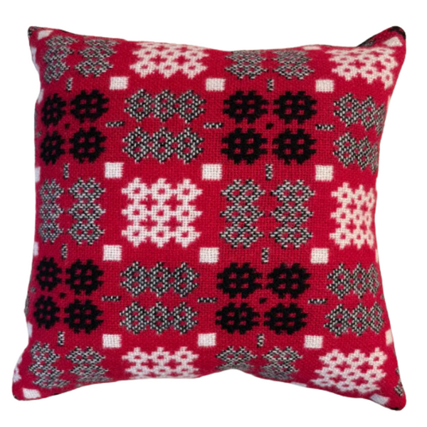 Welsh Tapestry Cushion - Red