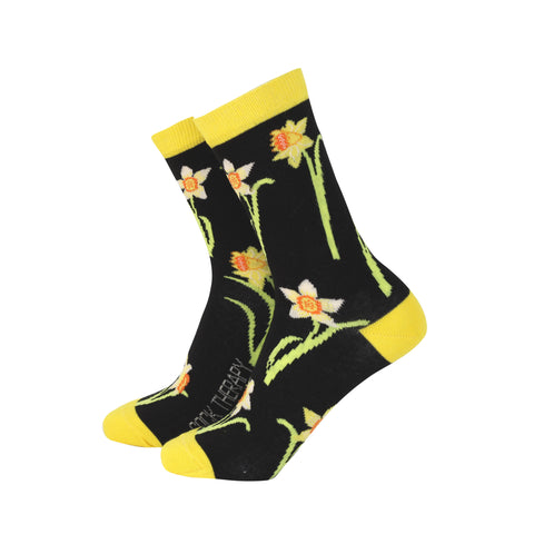 Daffodils - Women's Welsh Bamboo Socks