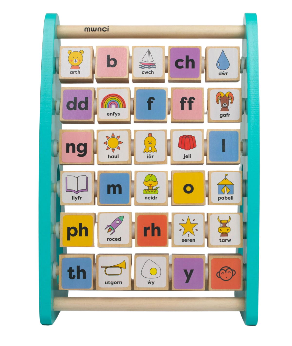 Welsh Alphabet Abacus