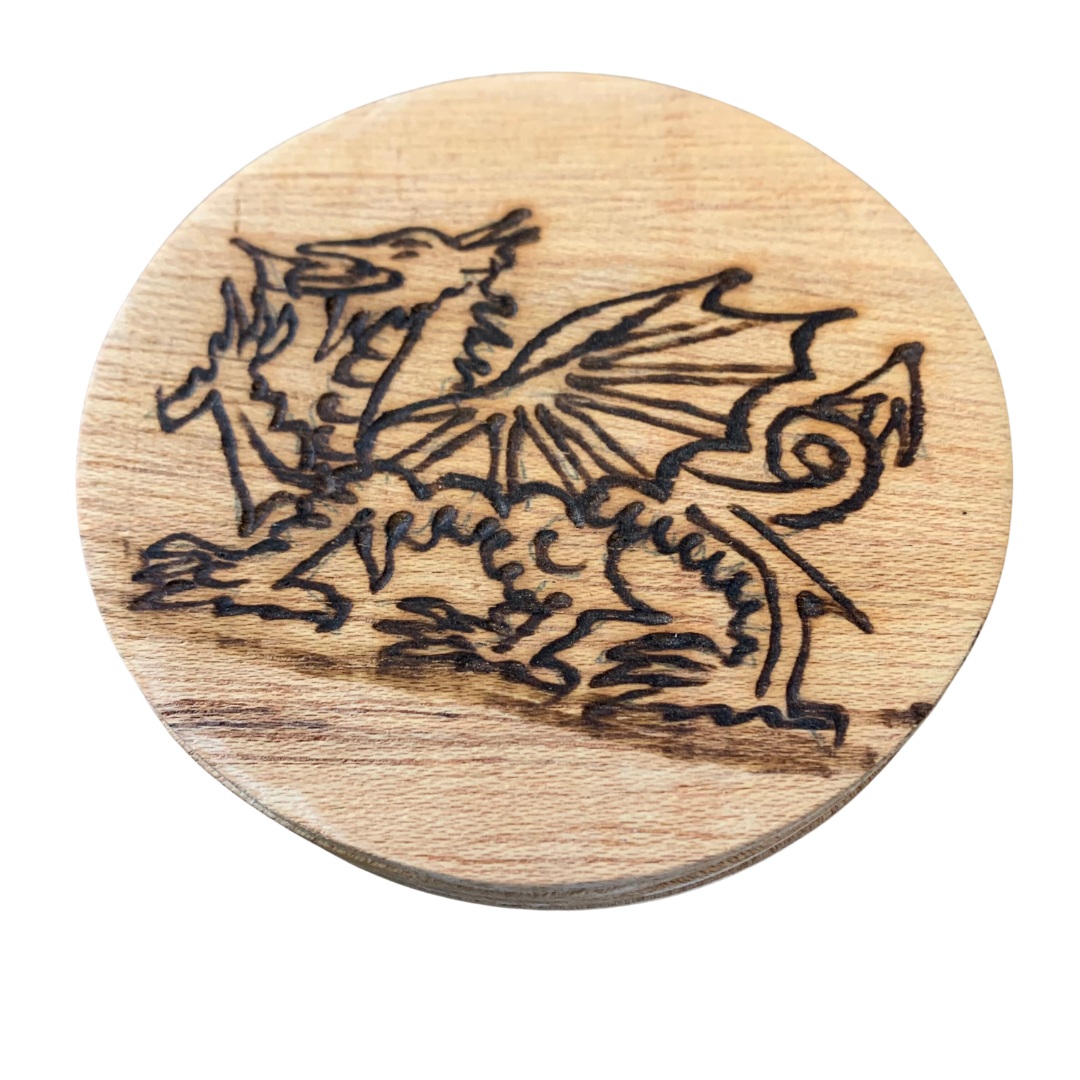 Pack of 4 Dragon Coasters