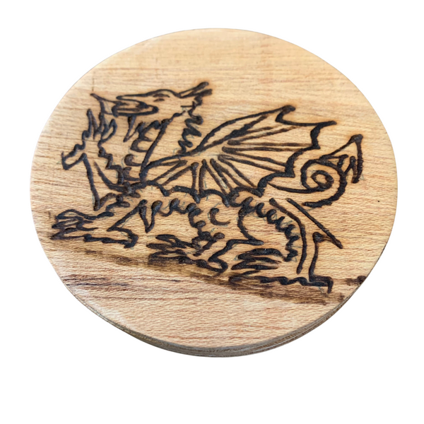 Pack of 4 Dragon Coasters