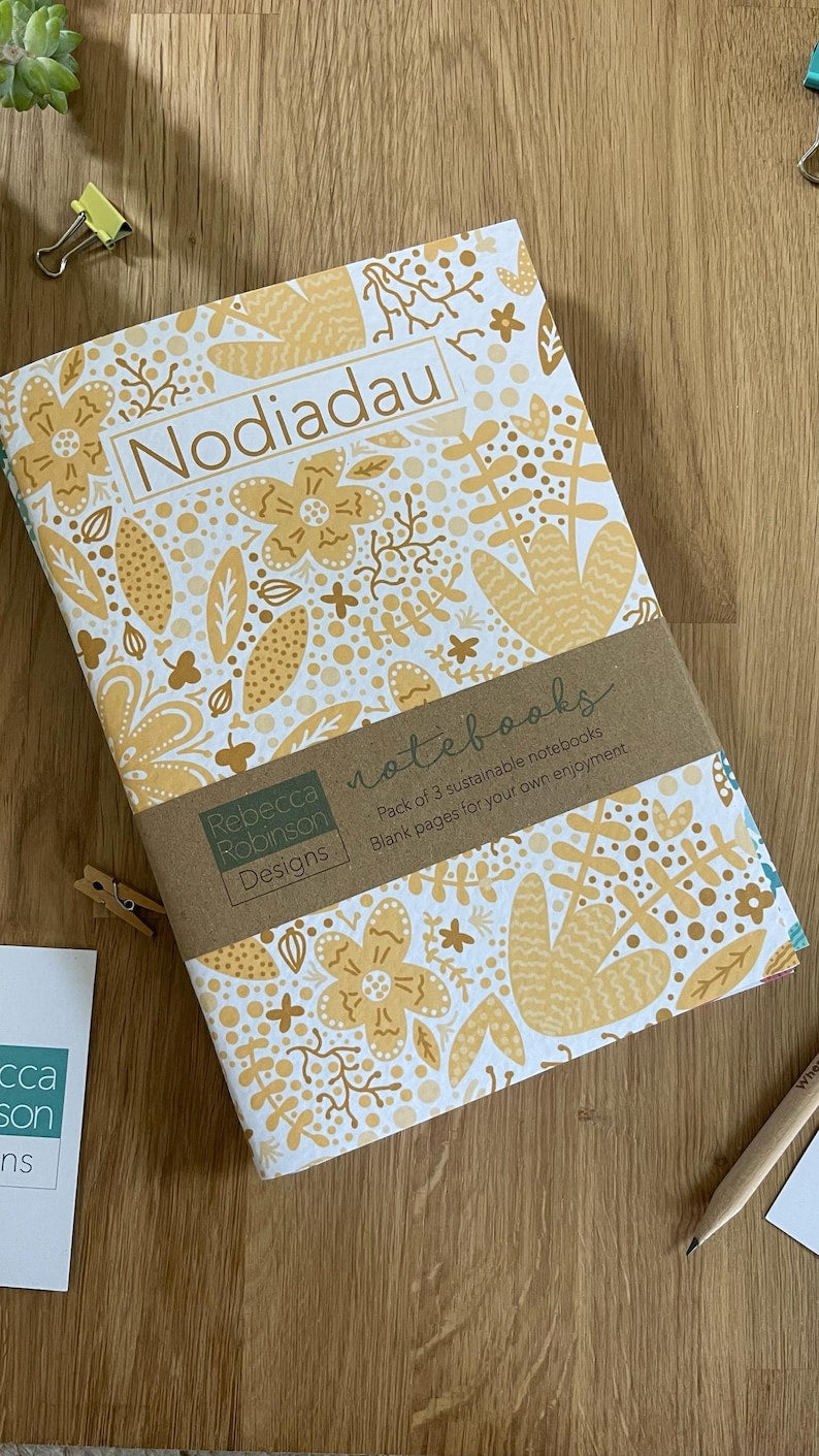 Welsh Floral Notebook